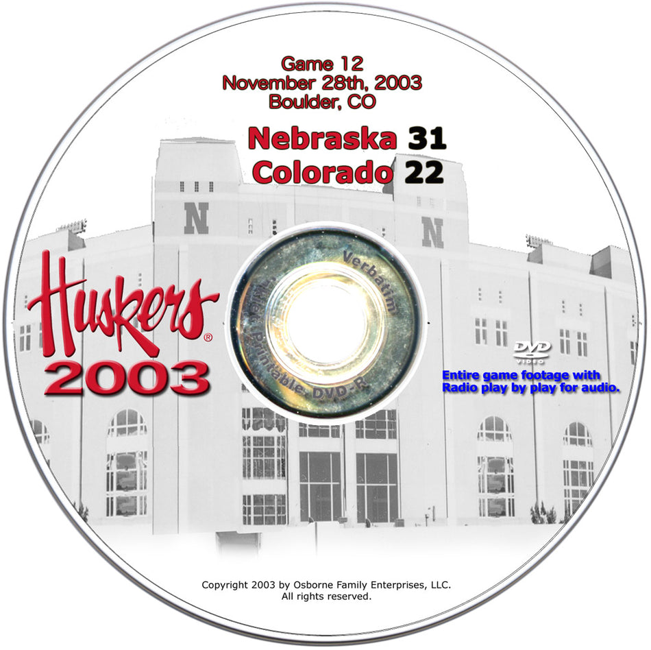 2003 Dvd Colorado