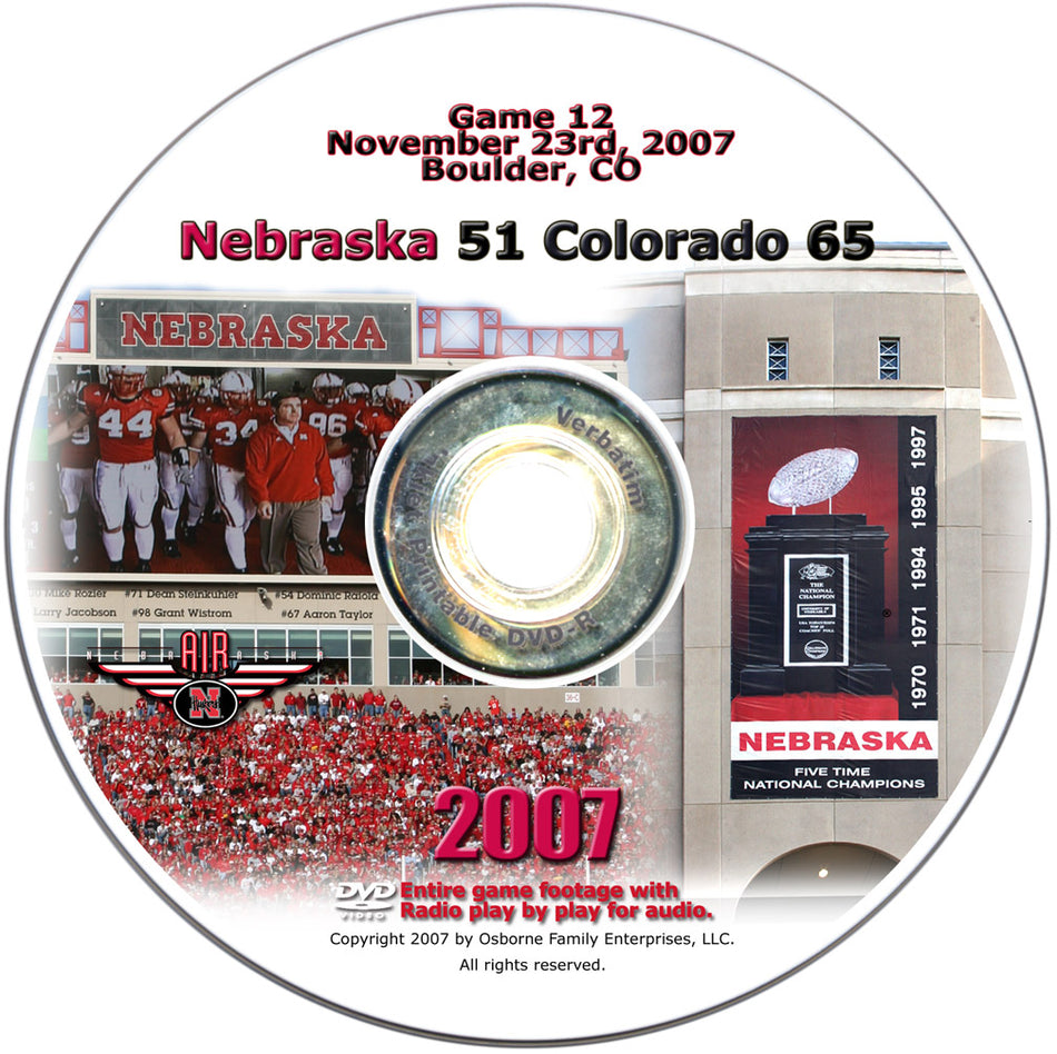 2007 Dvd Colorado