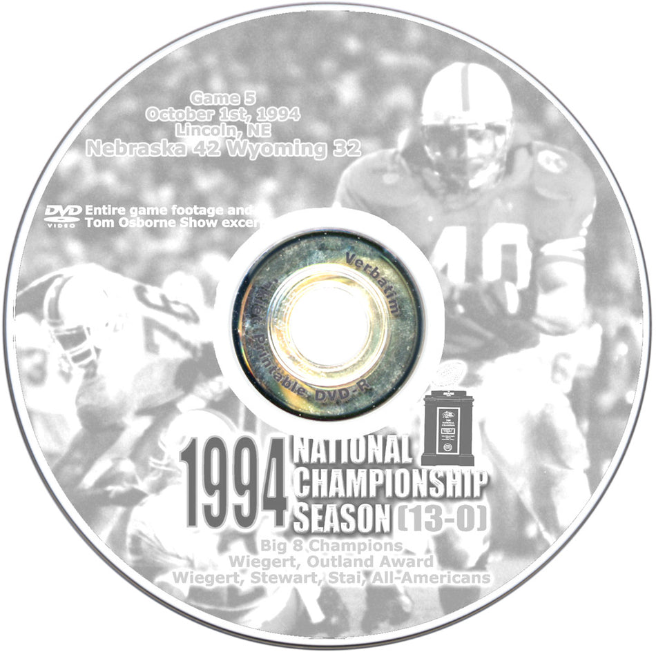 1994 Wyoming Tom Osborne Show
