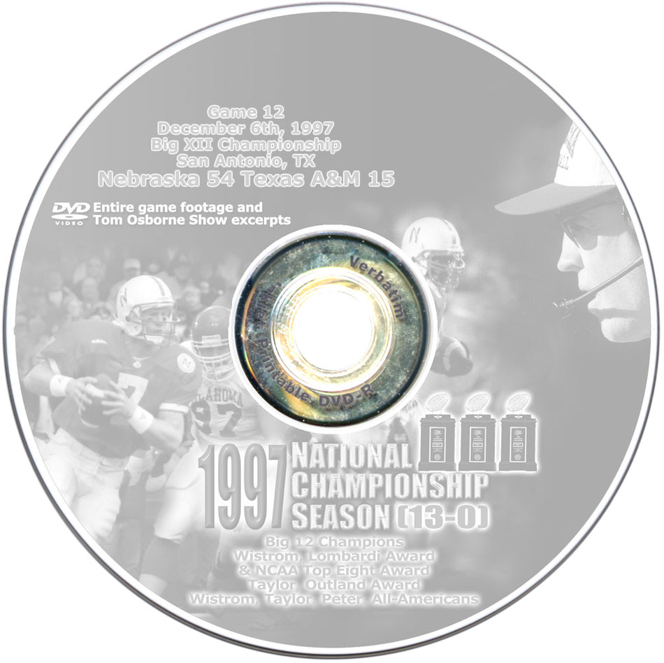 1997 Big XII Tex A&M Tom Osborne Show