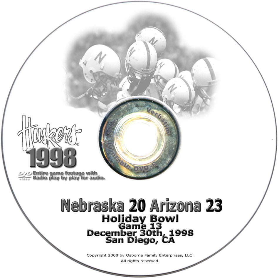 1998 Holiday Bowl vs. Arizona