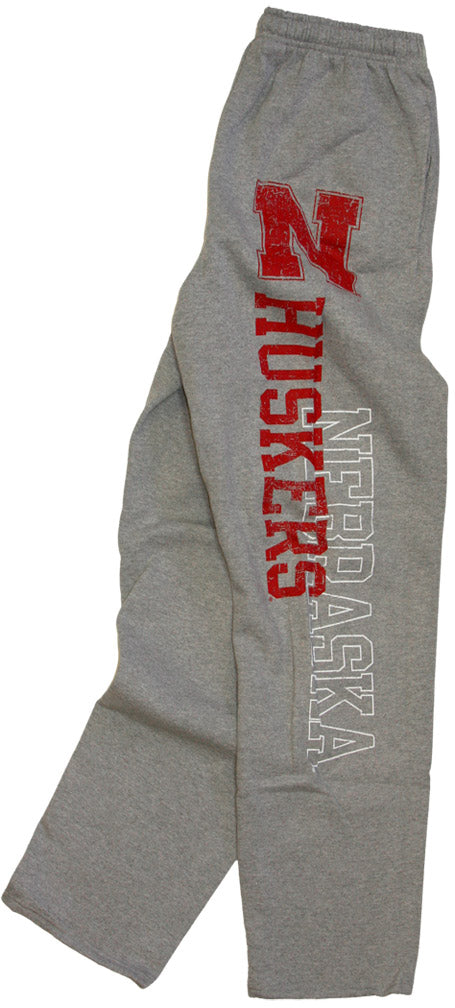 OXFORD OPEN BOTTOM SWEATPANT