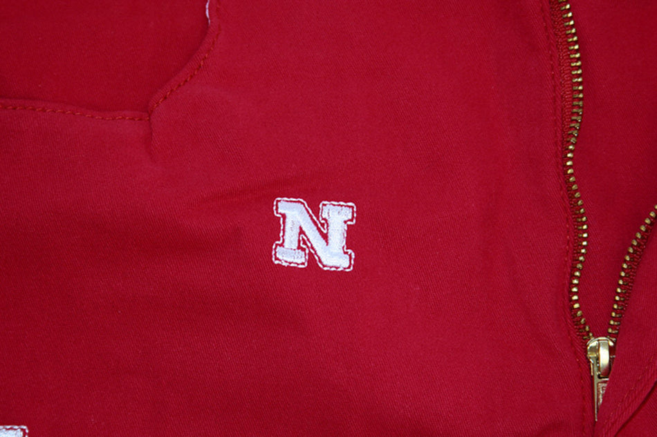 Husker Logo Embroidered Short Red
