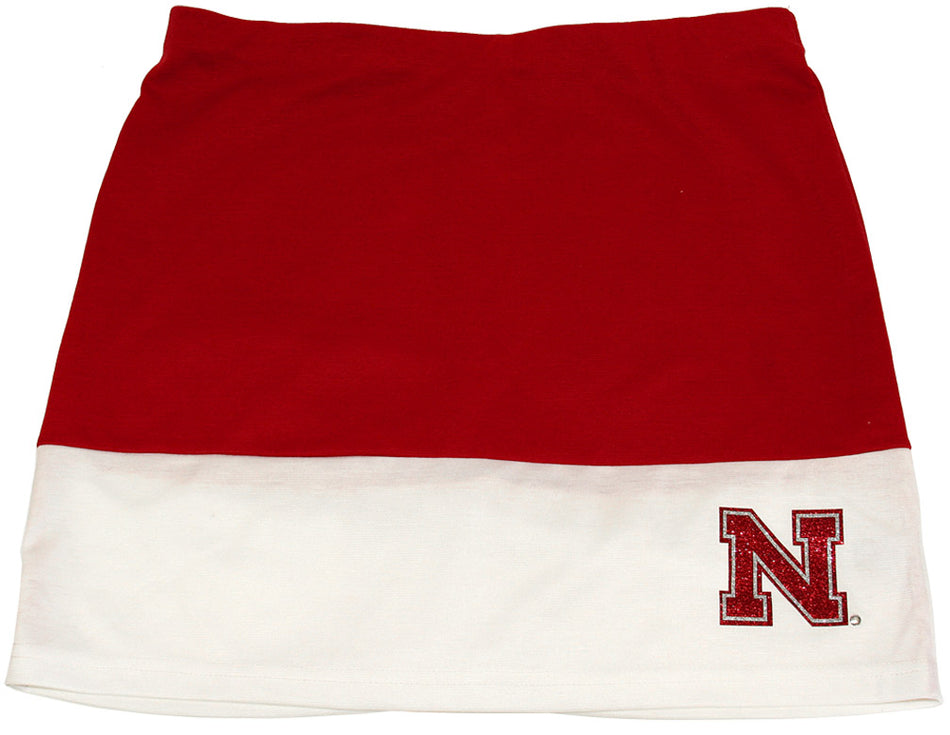 Husker Color Block Skirt