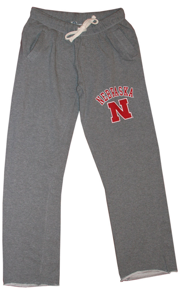 Husker Ladies Grey French Terry  Sweatpant