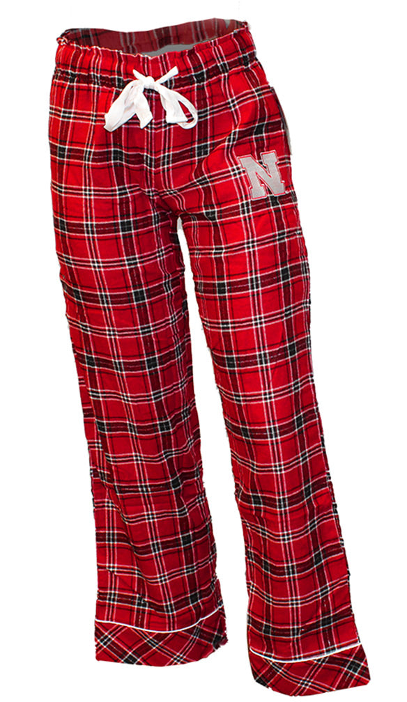 Husker N Womens Flannel Loungers