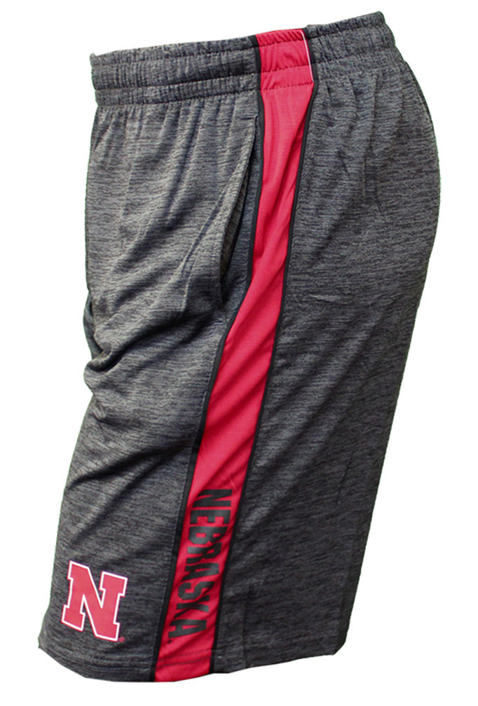 Black Wicket Side Stripe Col Short