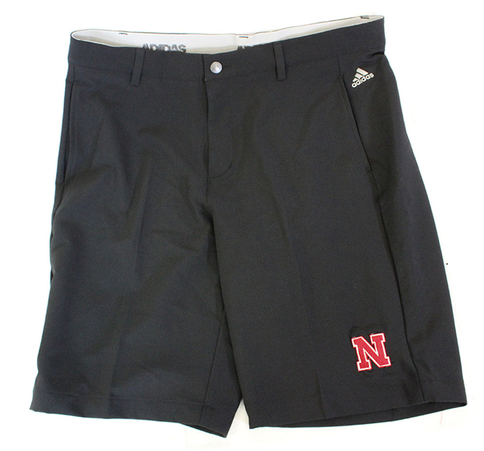 Black Golf 3 Stripe Shorts Adi