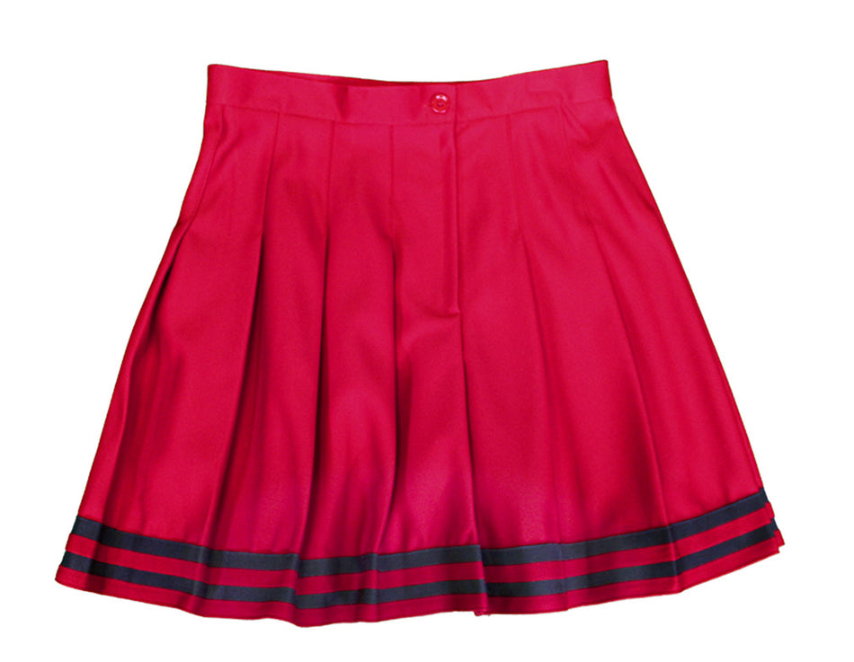 Husker Rah Rah Black Stripe Hem Skirt