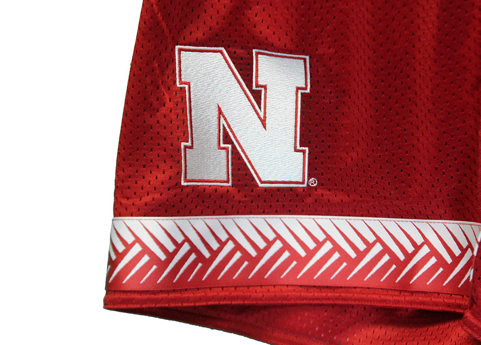 Adidas Nebraska Basketball Swingman Shorts