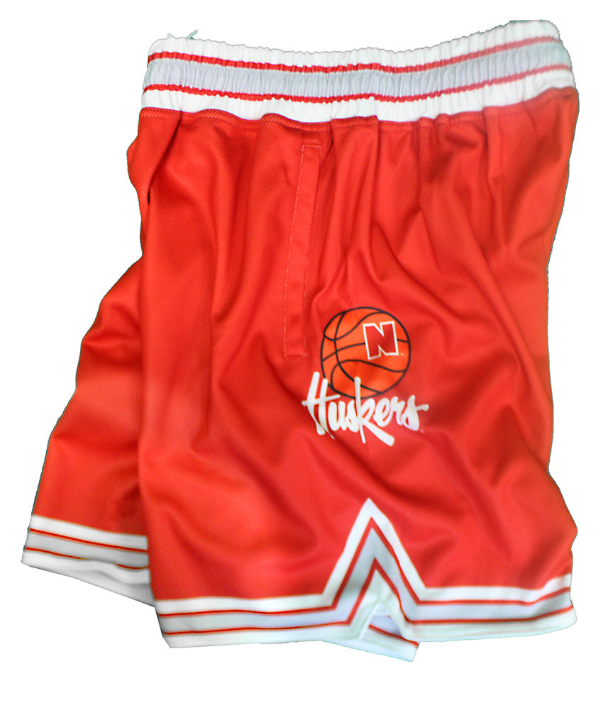 Nebraska Basketball Throwback Game Shorts