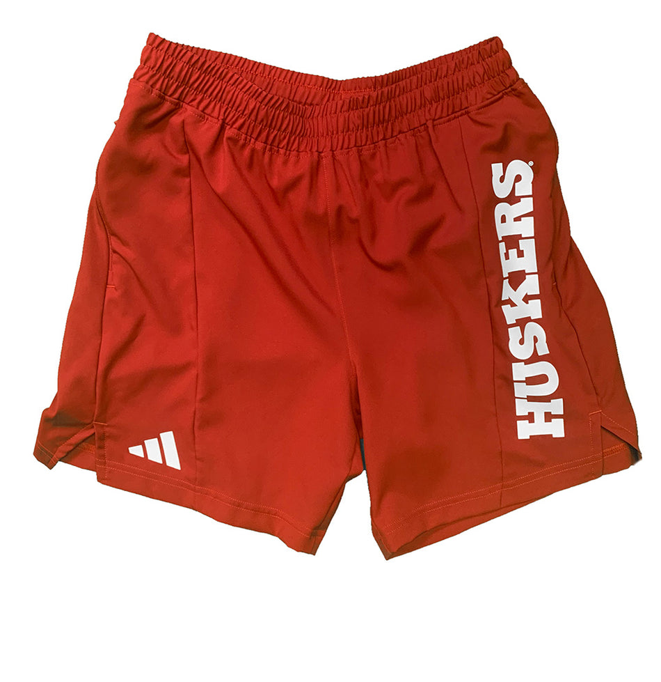 Adidas Red D4T Huskers Woven Shorts