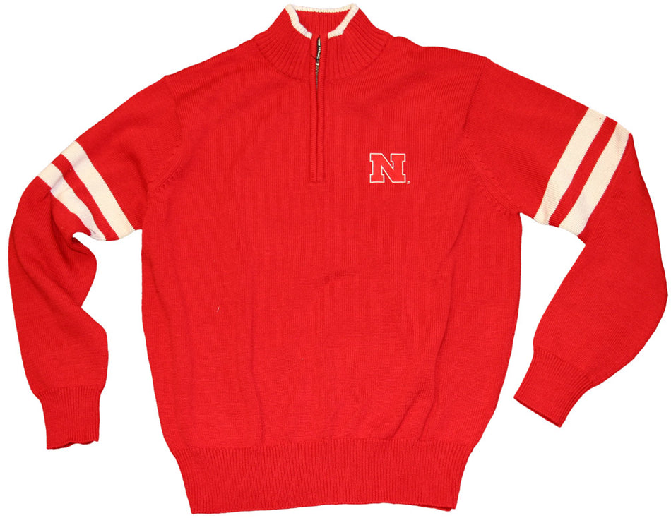 1/4 ZIP PULLOVER VARSITY SWEATER WR