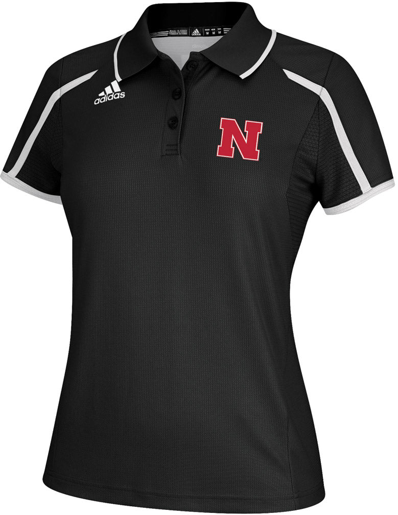 Adidas Womens Sideline Polo In Black