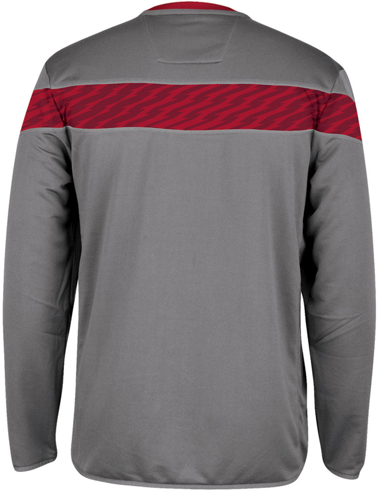 2014 Adidas Grey Long Sleeve Sideline Climalite