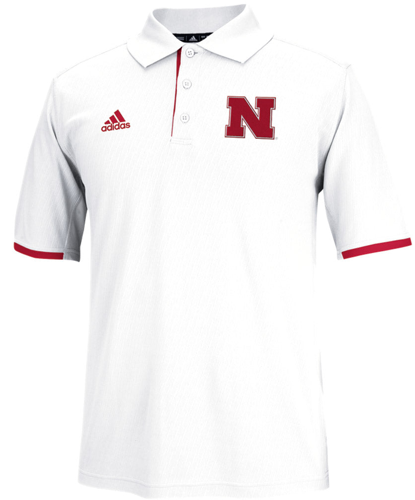 2014 Adidas White Sideline Elite Coaches Polo