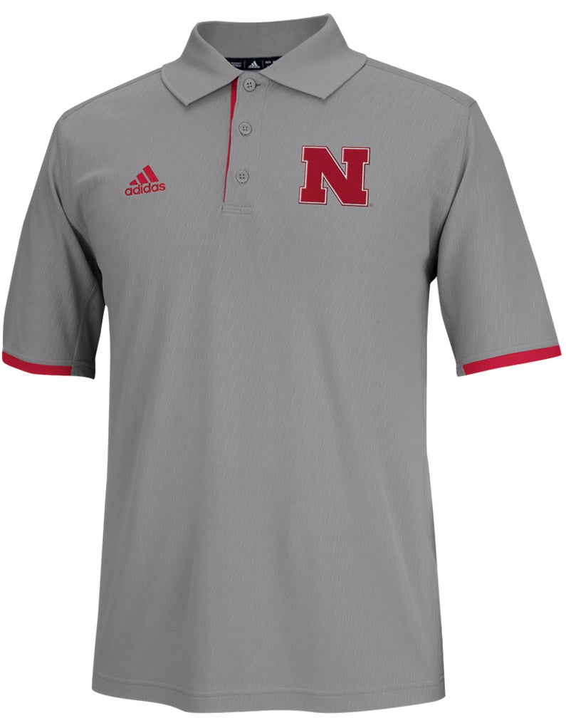 2014 Adidas Grey Sideline Elite Coaches Polo