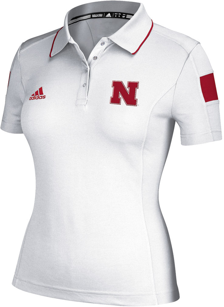 2014 Adidas White Women's Climalite Sideline Polo
