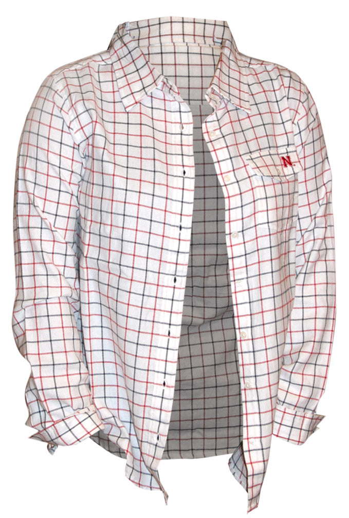 Boyfriend Plaid Shirt Red
