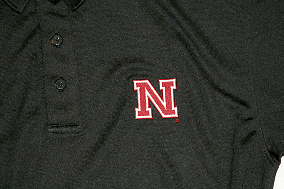 Black Long Sleeve Polo