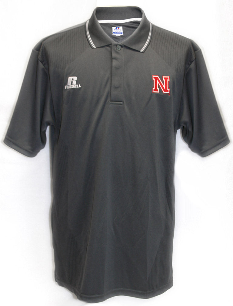 Nebraska Grey Russell Polo