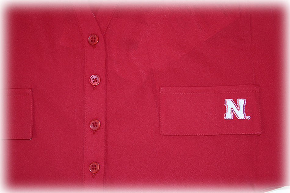 Go Big Red Button Tunic