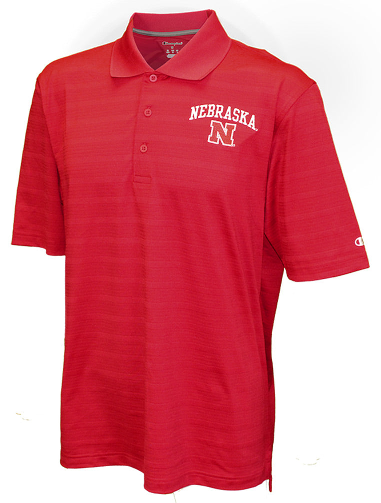 Arch Nebraska N Textured Champ Polo