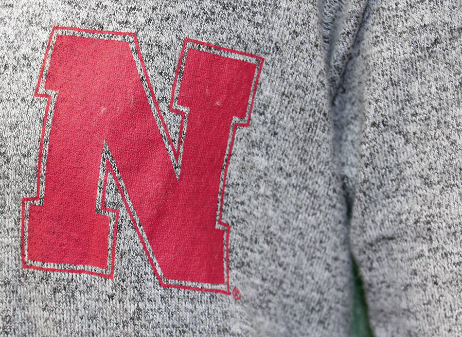 Husker Heathered Cardi Wrap