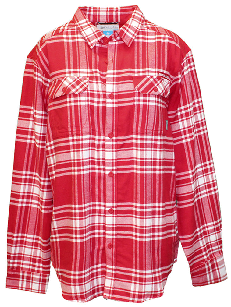 Nebraska Plaid Button Down Flannel