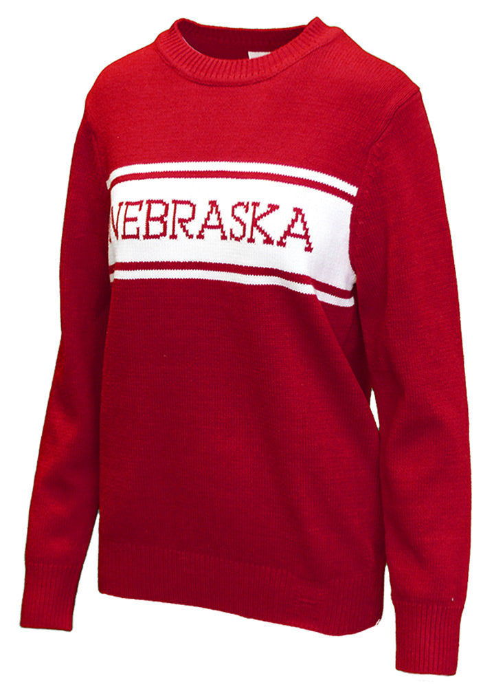 Nebraska Womens Varsity Stripe Sweater