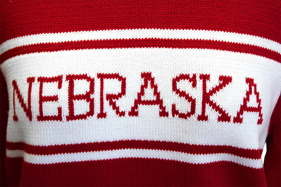 Nebraska Womens Varsity Stripe Sweater
