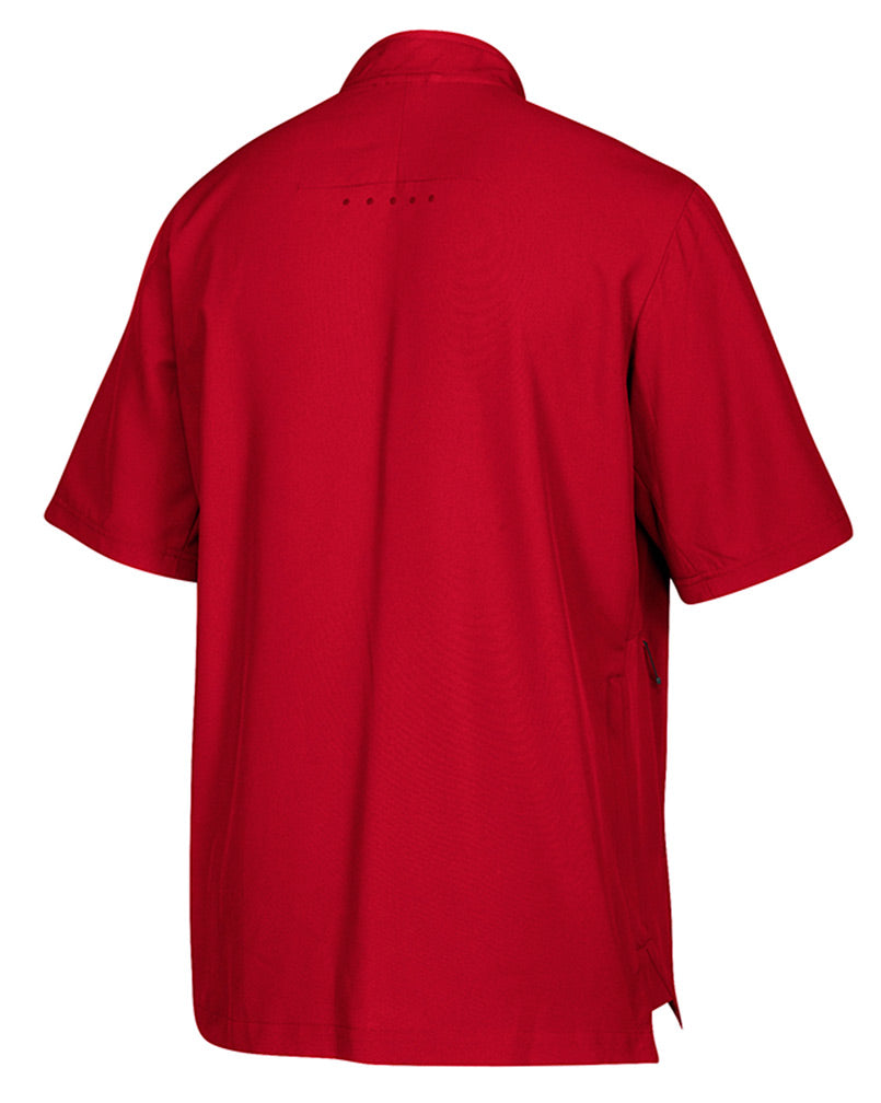 Adidas Nebraska Short Sleeve Woven Quarter Zip