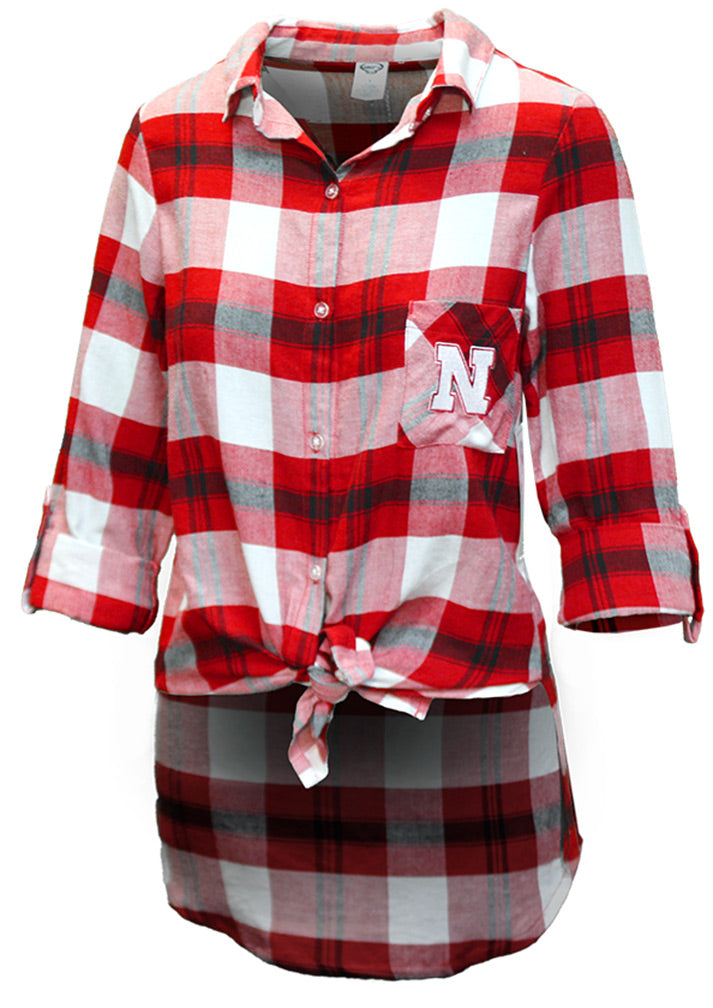 Ladies Nebraska Flannel Tunic