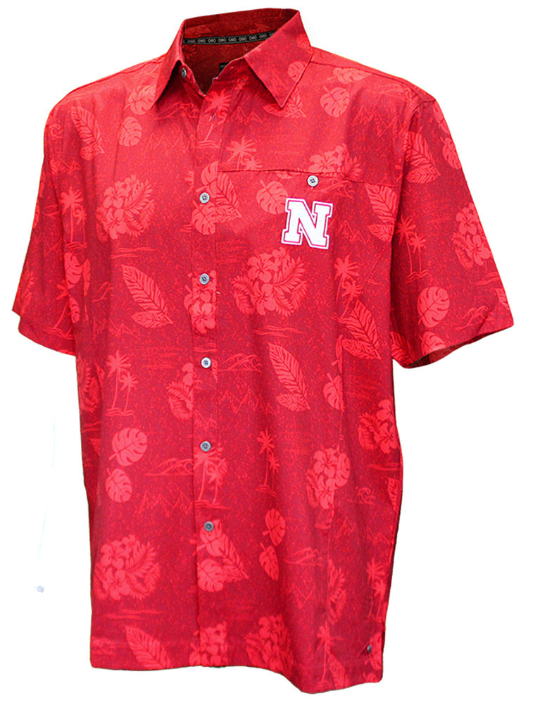 Husker Honolulu Camp Shirt