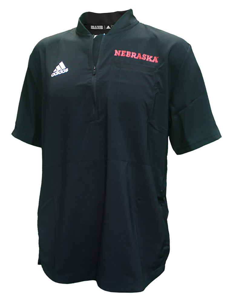 Adidas Nebraska UTL Quarter Zip - Black