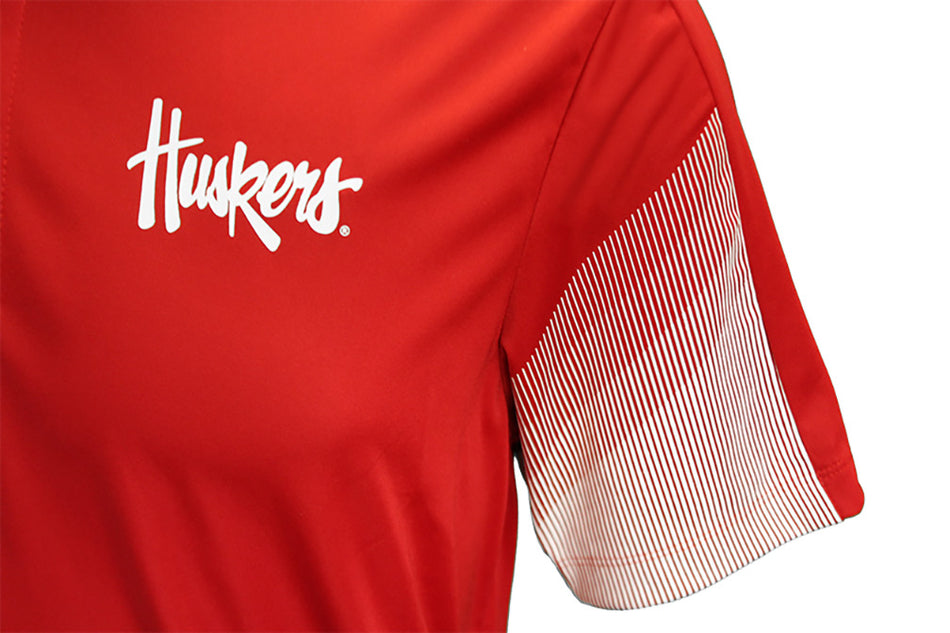 Adidas Official Huskers  Sideline Prime Polo - Red