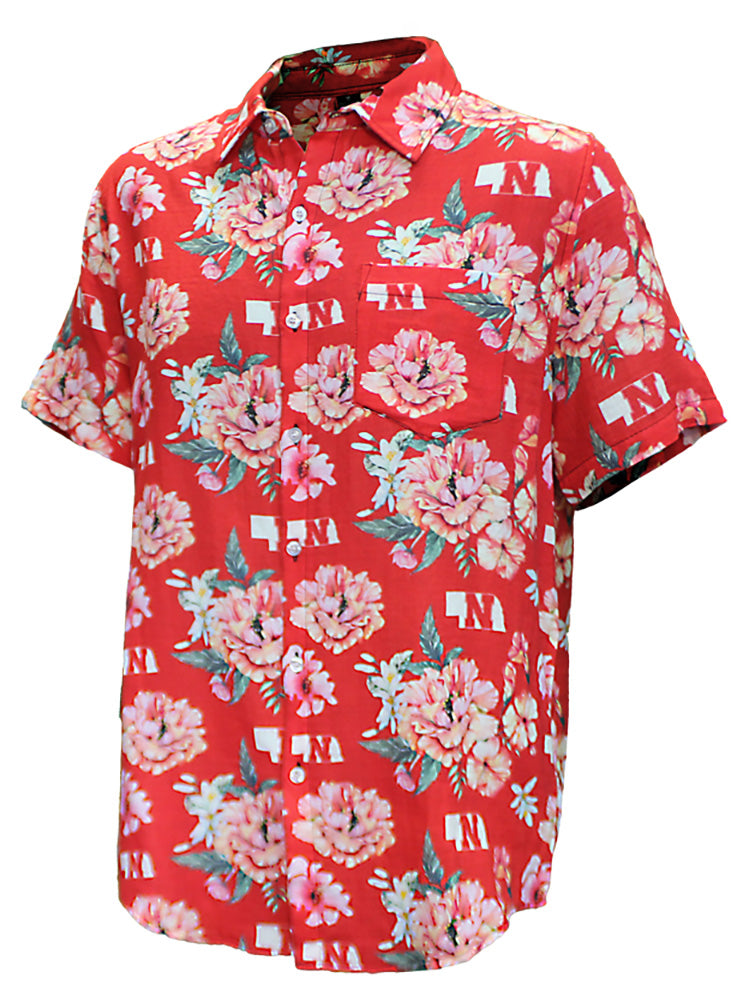 Happy Husker Luau Shirt