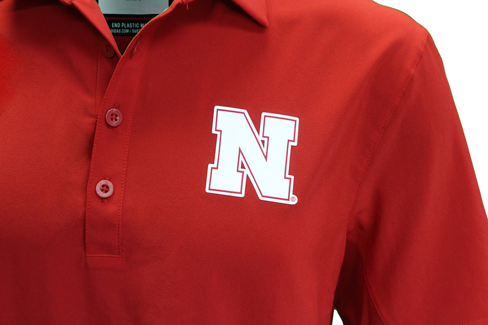 Adidas Nebraska N Stadium Coaches Polo 2022