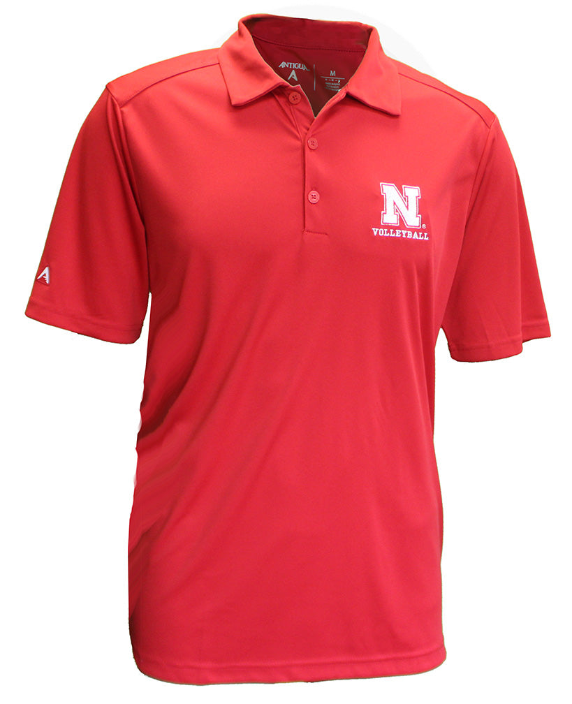 Nebraska Volleyball Tribute Polo Antigua