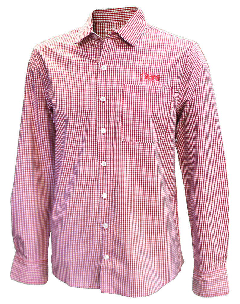 Nebraska Huskers Antigua Checkered Button Up