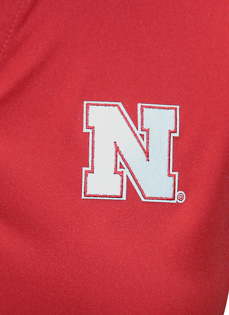 Womens Nebraska Iron N Antigua Polo
