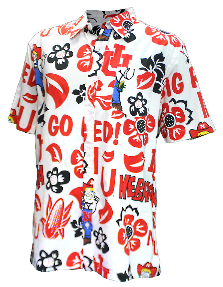 Herbie Go Big Red Nebraska Island Shirt