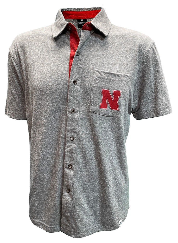 Nebraska Hey Buddy Button Down