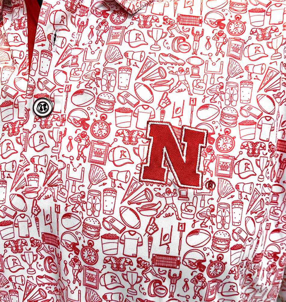Nebraska Its Game Day Polo