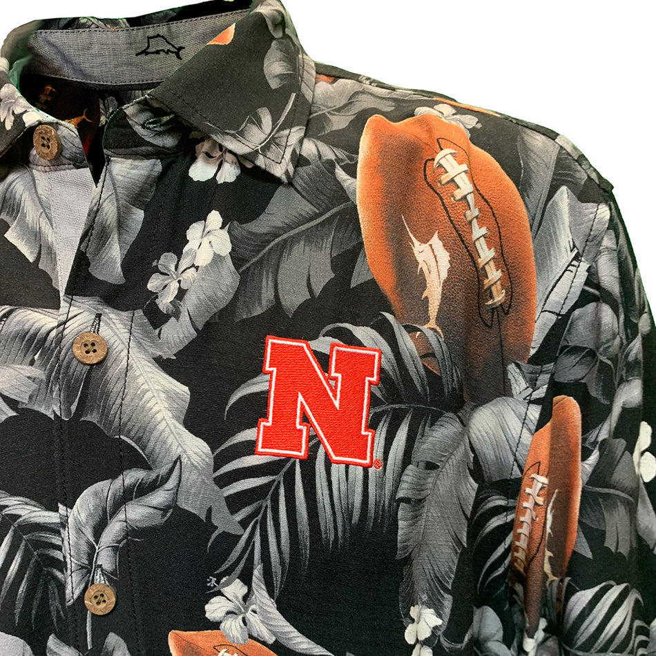Nebraska Football Veracruz Button T. Bahama - Midnight
