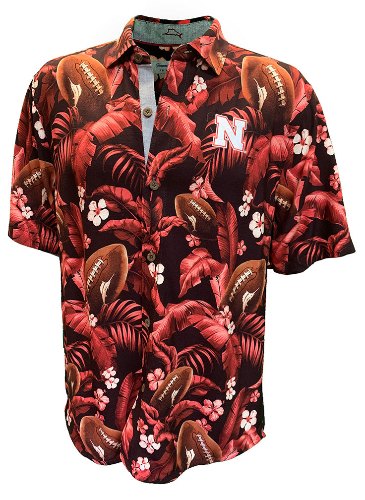 Nebraska Football Veracruz Button T. Bahama - Sunset