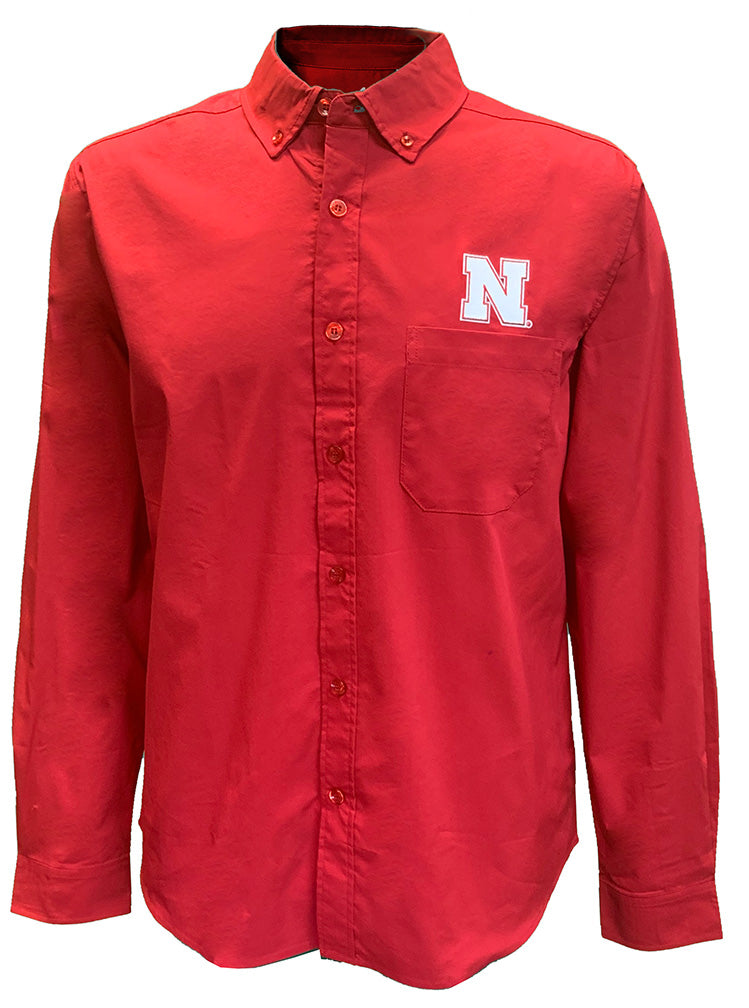 Amtiqua Nebraska LS Button Down Dress Shirt