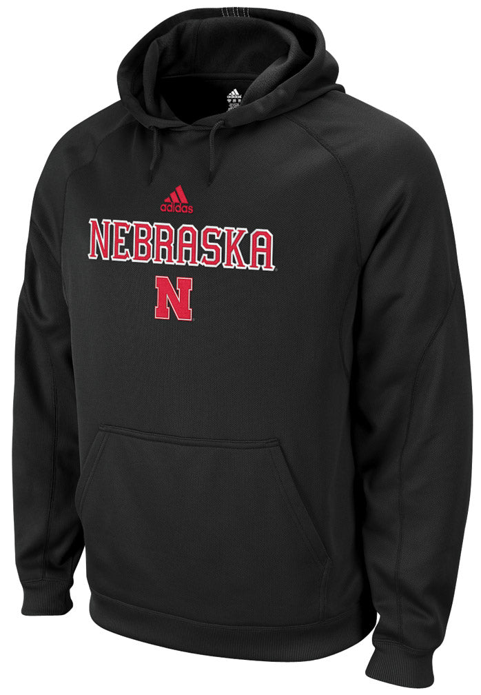Black Pindot Fleece Hoody