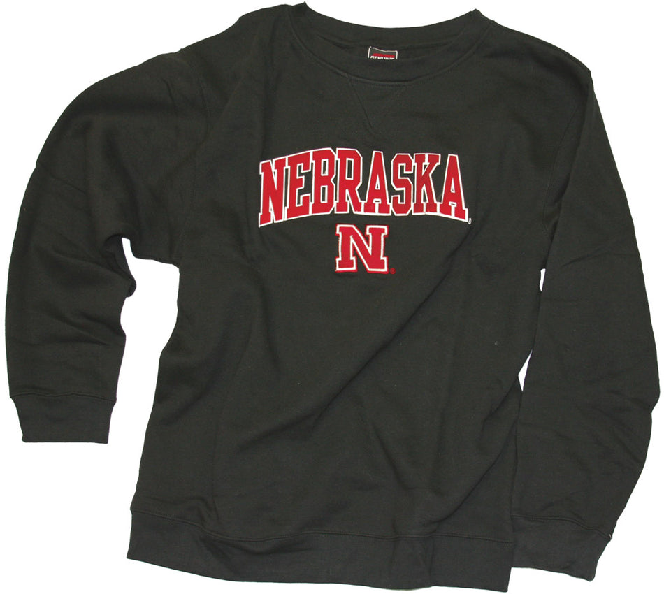 OS FLEECE CREW BLACK