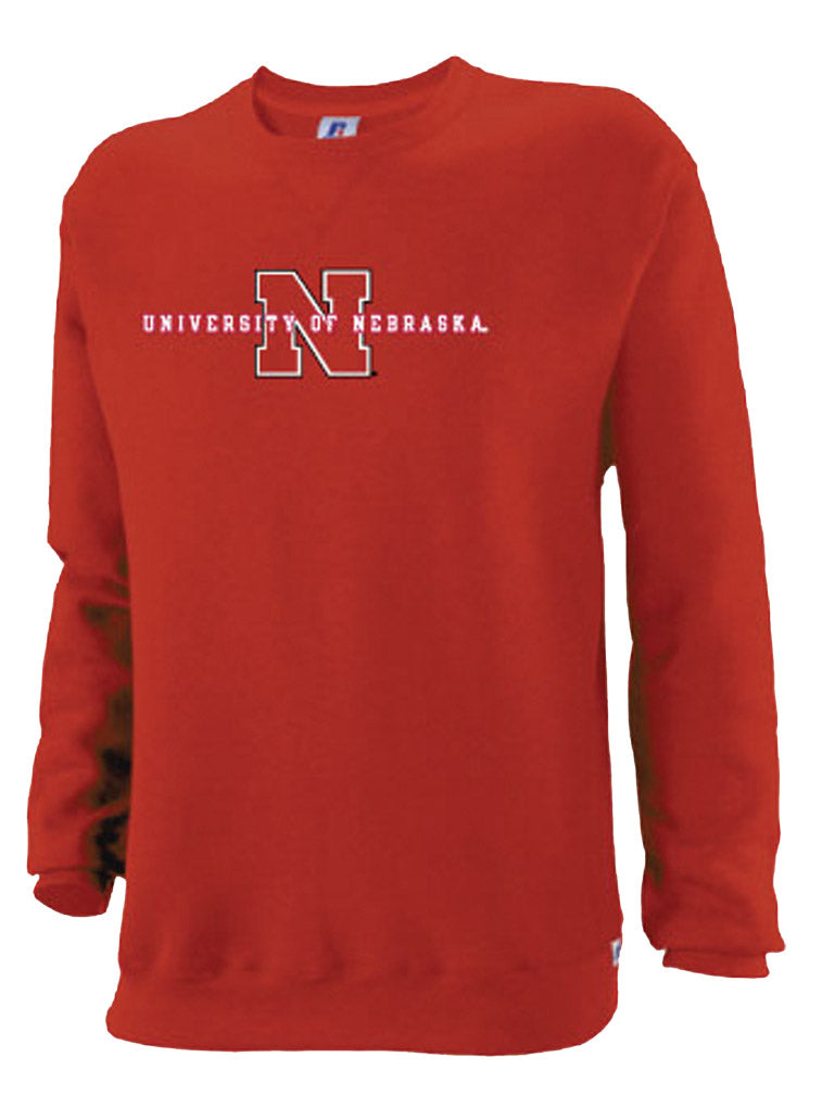 RS RED U OF N FLEECE CREW